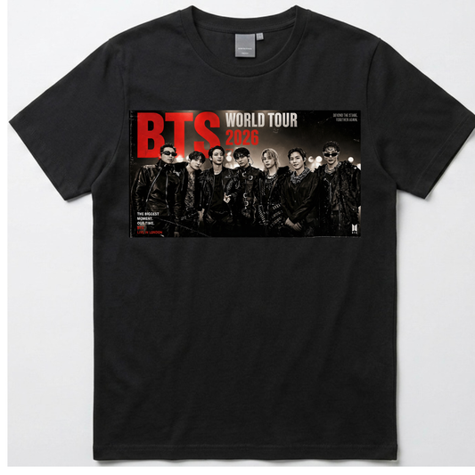 BTS world tour 2026. BTS London Tshirt